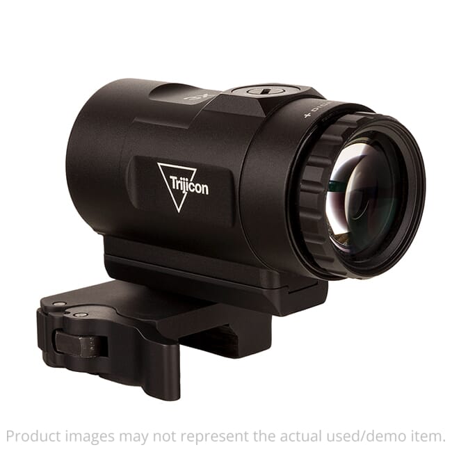 Trijicon USED 3X Magnifier w/ Adjustable Height Quick Release, Flip to Side Mount MAG-C-2600001 Excellent Condition UA4794
