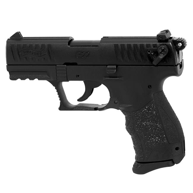 Walther P22QD .22 L.R. Black 10 round