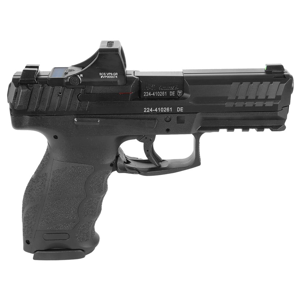 HK VP9 SCS 9mm 4.09" Bbl Pistol w/Super Green Holosun Package & (2) 10rd Mags 81000803