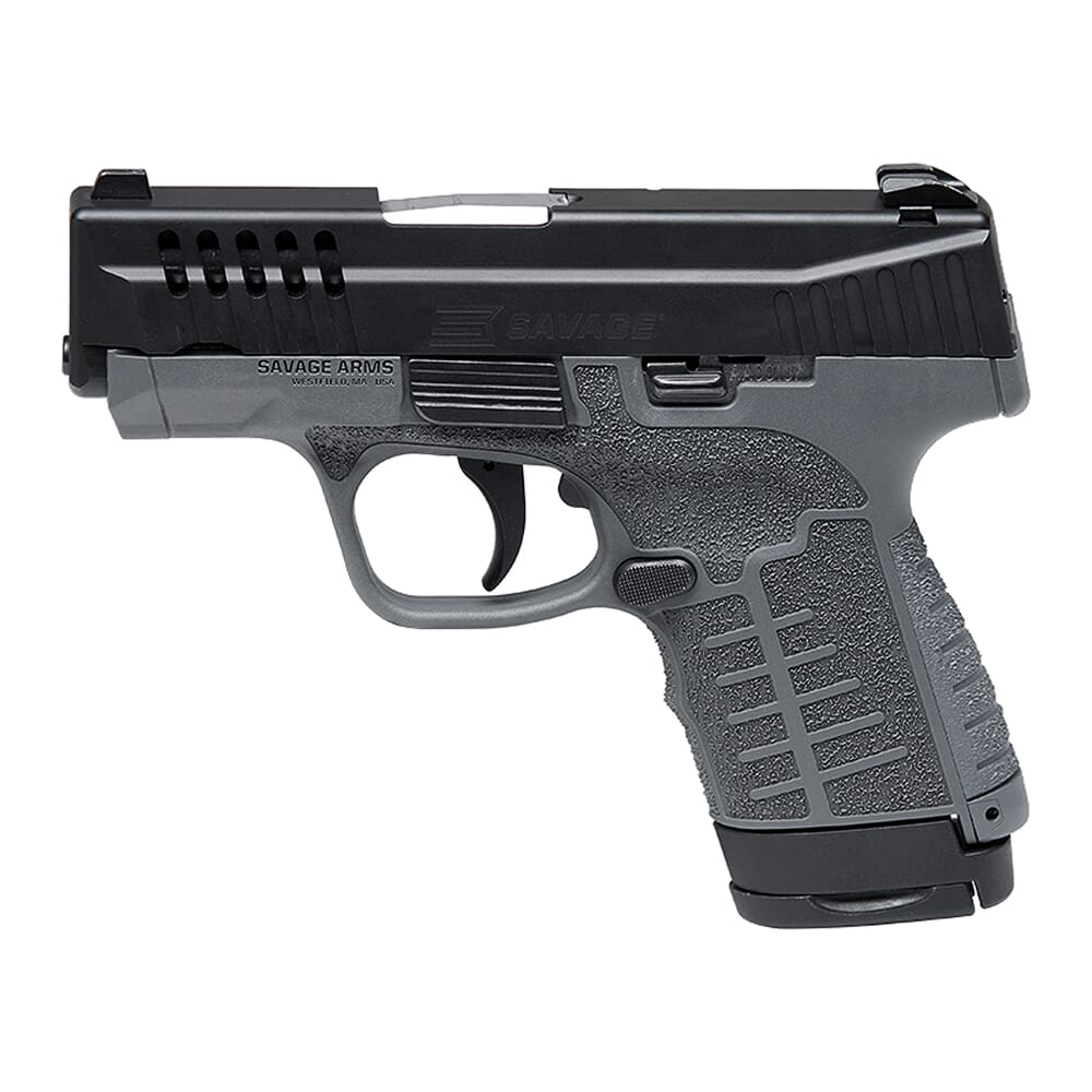 Savage Arms Stance MC9 9mm 3.2" 1:10" Bbl Gray Semi-Auto Pistol w/(1) 7rd & (1) 8rd Mags 67009