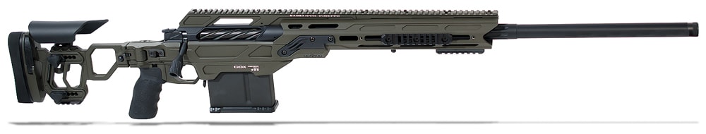 Shadow rifle OD Green/Black Hybrid, .408CT, 29" 60 MOA CDX40-DUAL-408-29