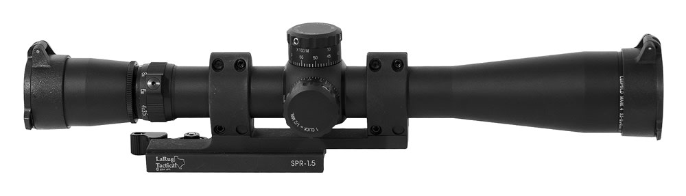 Leupold Mark 4 LRT 3-5-10x40 Rifle Scope 30mm Tube M3 Mil Dot (51850) with Larue SPR 1.5 Mount - UA1537