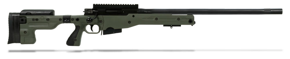 Accuracy International AT Rifle - Folding Green Stock - 308 Win 24 inch non threaded bbl - small firing pin