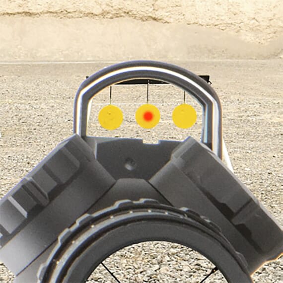 Sig Sauer SIERRA3BDX 2.5-8x32mm BDX-R1 Reticle Riflescope w/ALPHA 2 Base and Offset ROMEO1 Pro Reflex Sight SOSBDX321R1