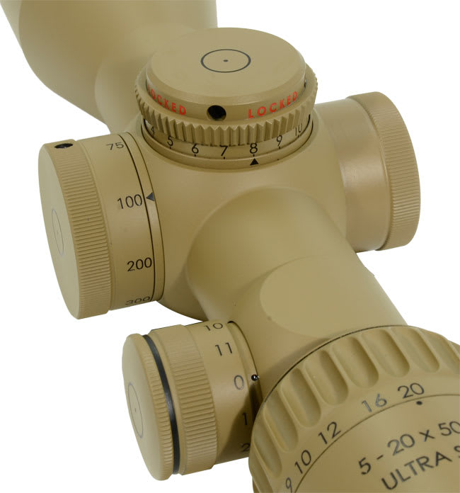 Schmidt Bender PMII 5-20x50 P ST Tremor2 Pantone Riflescope