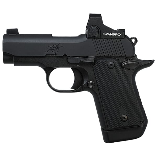 Kimber Micro 9 Black (OI) 9mm 8rd Pistol w/Rear Swampfox Sentinel 3 MOA Red Dot Sight 3300221