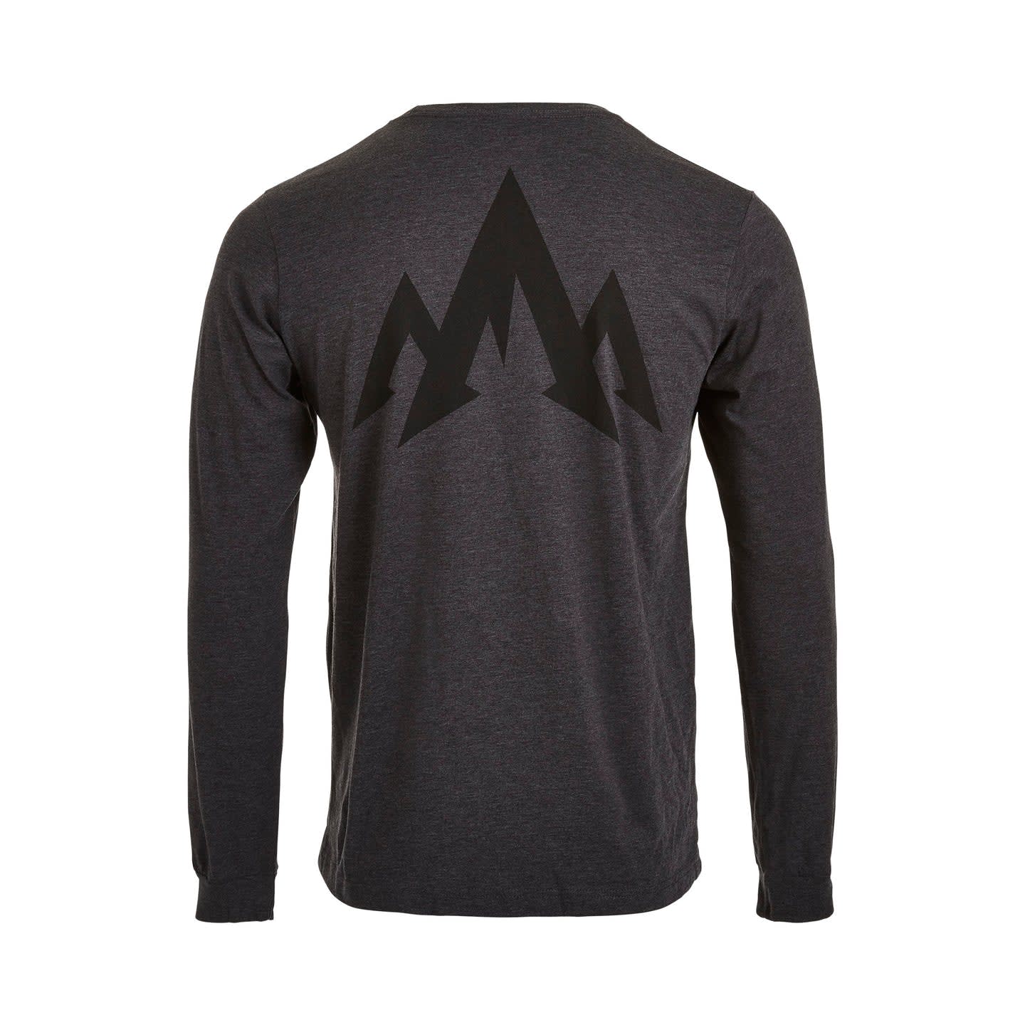 Pnuma Outdoors Side Swipe Long Sleeve Tee Shirt, Dark Grey Color XL LS-TS-SS-DG-XL