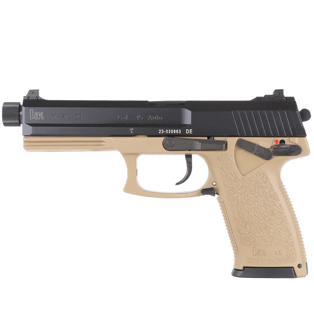 HK Mark 23 .45 ACP Flat Dark Earth Pistol w/(2)12rd Mags 81000868