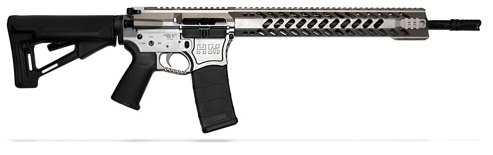 HM15 5.56 NATO Billet Upper & Low Nickel bbl Rail HM15-SPFCR-556-NB-LR