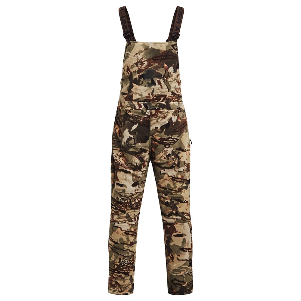 Under Armour Whitetail Rut Windproof Bib UA Forest All Season Camo/Black XL 1378818-994006