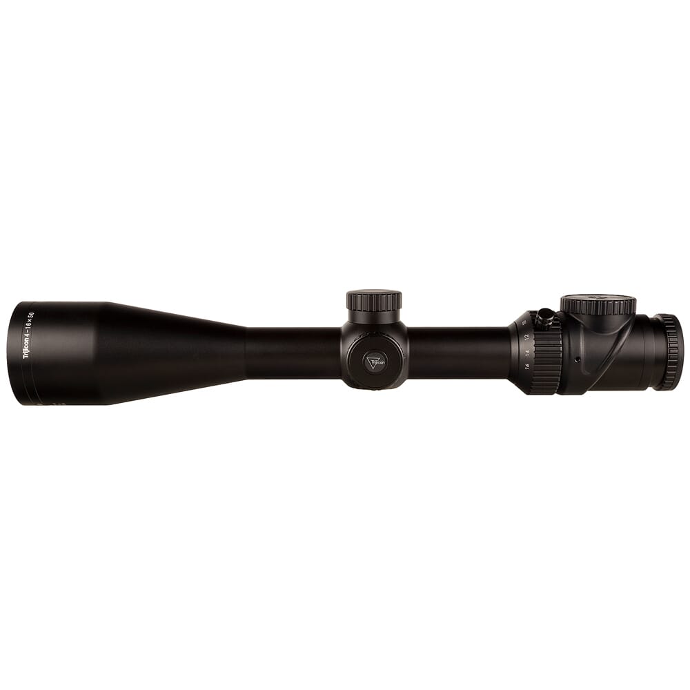 Trijicon AccuPoint 4-16x50 w/ BAC, Red Triangle Post Reticle, 30mm, Satin Black Riflescope 200143