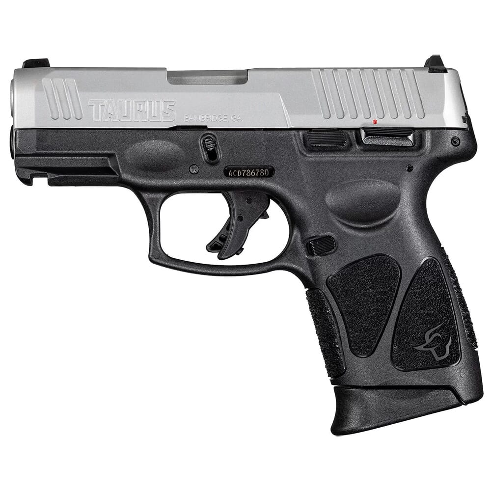 Taurus G3C 9mm 3.26" Bbl Black/Stainless Pistol w/(2) 12rd Mags 1-G3C939-2x12