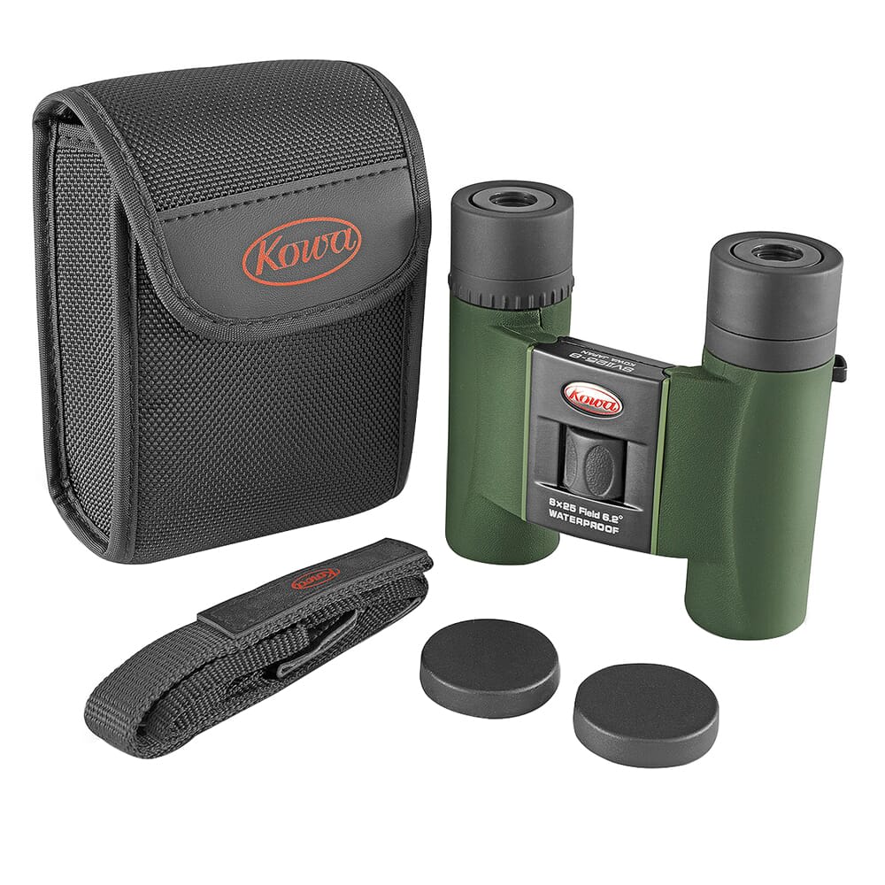 Kowa SV II 8x25mm DCF Green Body Roof Prism Binoculars SV-II-25-8