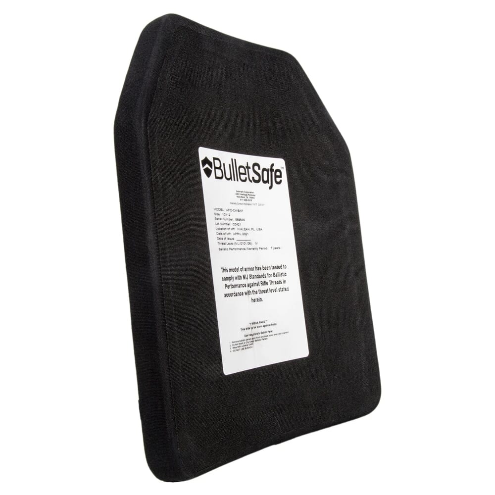 BulletSafe Ballistic Level IV Plate BS56006