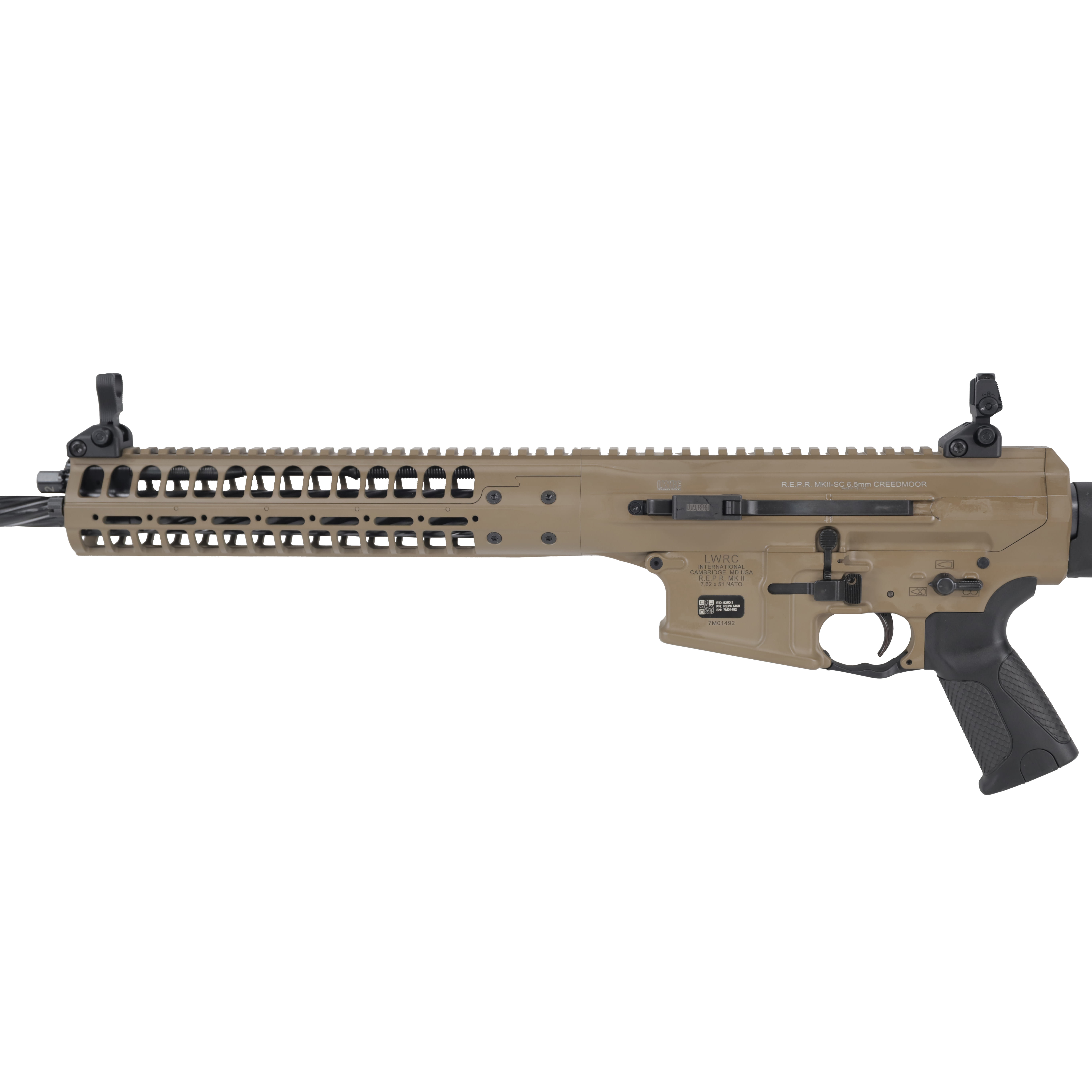 LWRC REPR MKII 6.5CM 20in Fluted FDE Side Charge REPRMKIIR6.5CKF20SC-img-4