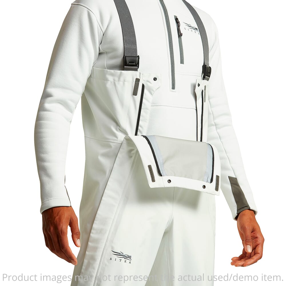 Sitka Gear USED Nodak Bib White Large 50250-WH-L UA5343