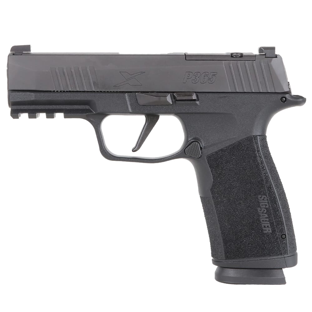 Sig Sauer P365 XMACRO 9mm 3.7" Bbl Optics Ready Black Pistol w/(2) 10rd Steel Mags & XRAY3 365XCA-9-BXR3-10