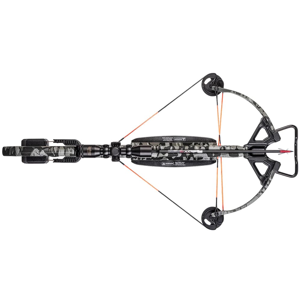 Wicked Ridge Invader 400 Crossbow w/ACUdraw, Pro-View Scope, Peak Camo WR20005-9522