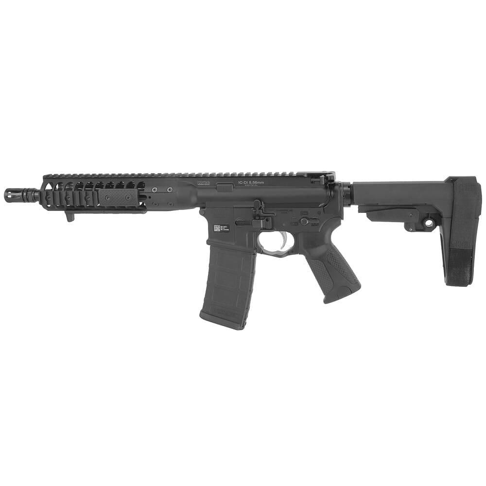 LWRC ICDI Direct Impingement 5.56 10.5" Blk Pistol w/SBA3 Brace ICDIP5B10SBA3