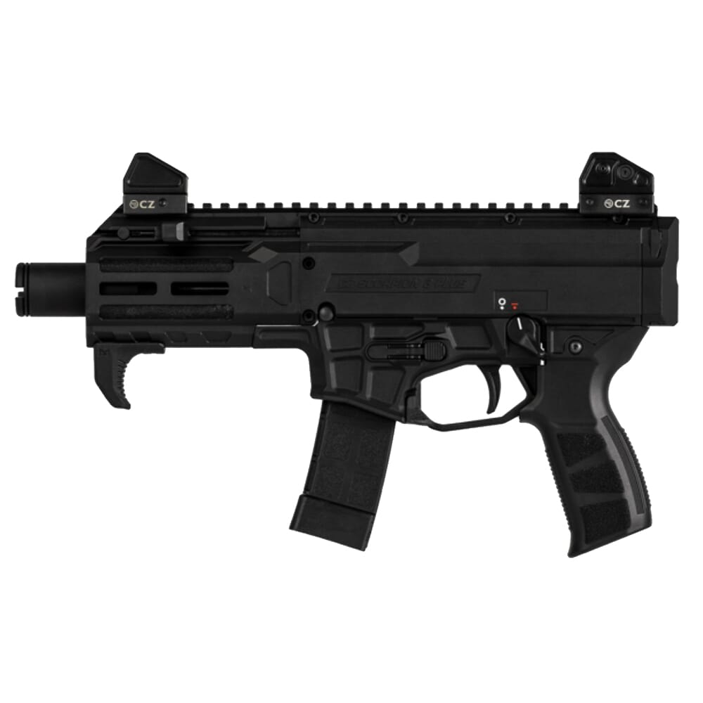 CZ-USA Scorpion 3 Plus Micro 9mm 4.2" 1/2x28 Bbl Pistol w/(5) 20rd Mags & Rear QD Sling Mount 91430