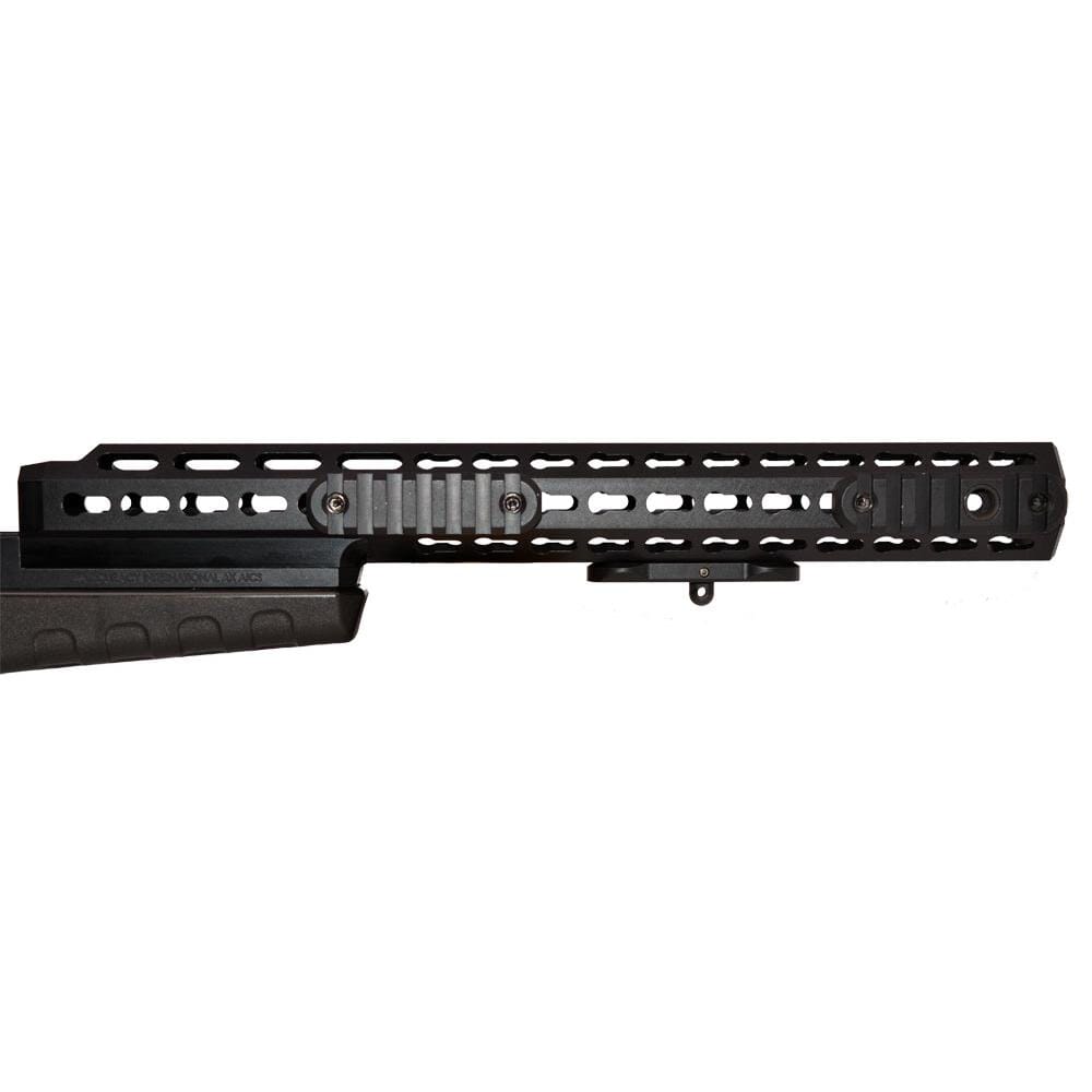 Accuracy International AX Chassis Long Action 338 CIP M700 Black, Pistol Grip, Folding Stock, 16" fo 25205FCBL