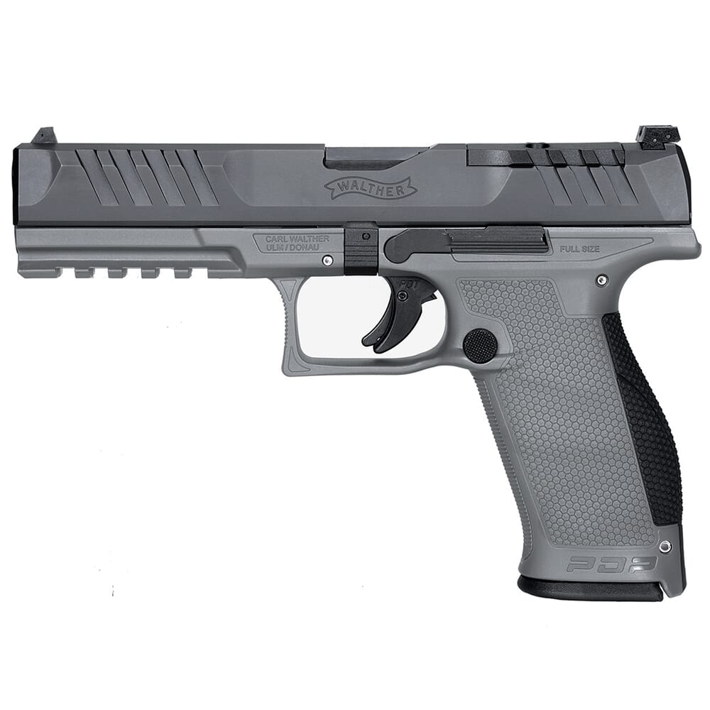 Walther Arms PDP 9mm 5" Bbl Two-Tone Gray Frame Optic Ready Full Size Pistol w/(2) 18rd Mags 2858401