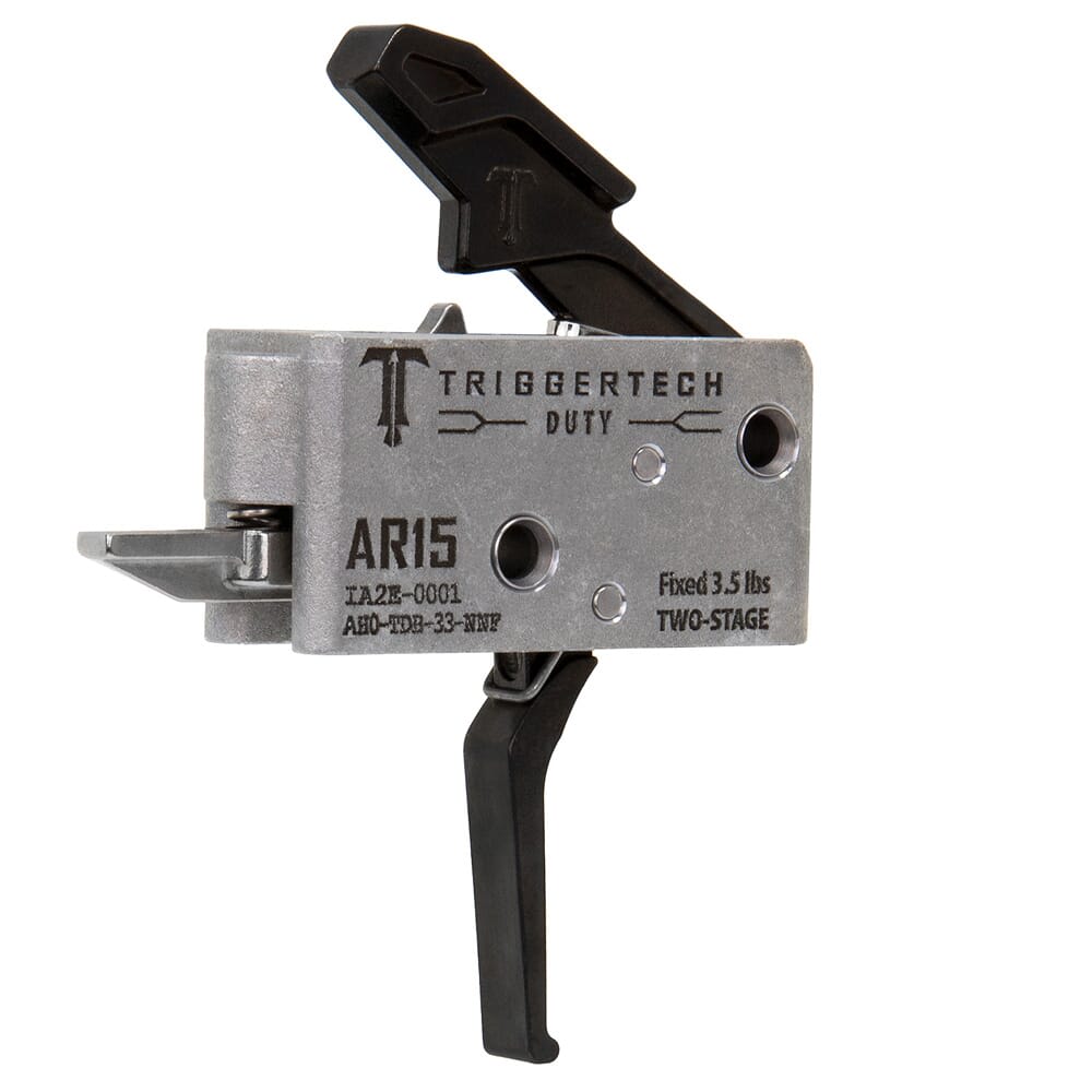 TriggerTech AR15 Two Stage Duty Black/Die-Cast 3.5lb Trigger AH0-TDB-33-NNF