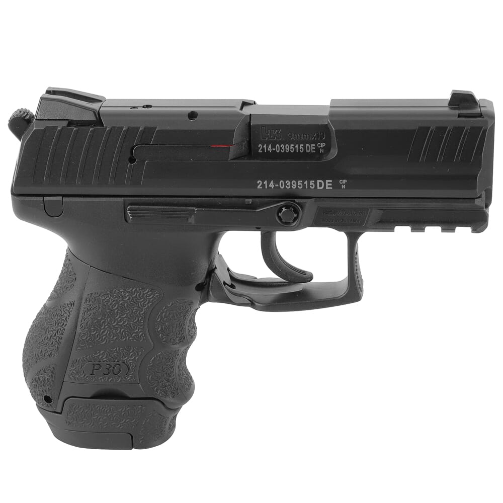 HK P30SK Subcompact (V3) 9mm DA/SA Pistol w/ Rear Decocking Button (1) 13rd and (1) 10rd Mag 81000299