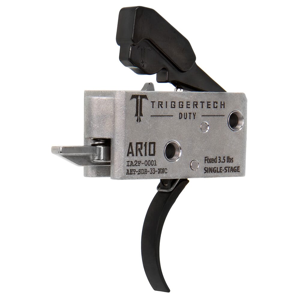 TriggerTech AR10 Single Stage Duty Black/Die-Cast 3.5lb Trigger AHT-SDB-33-NNC