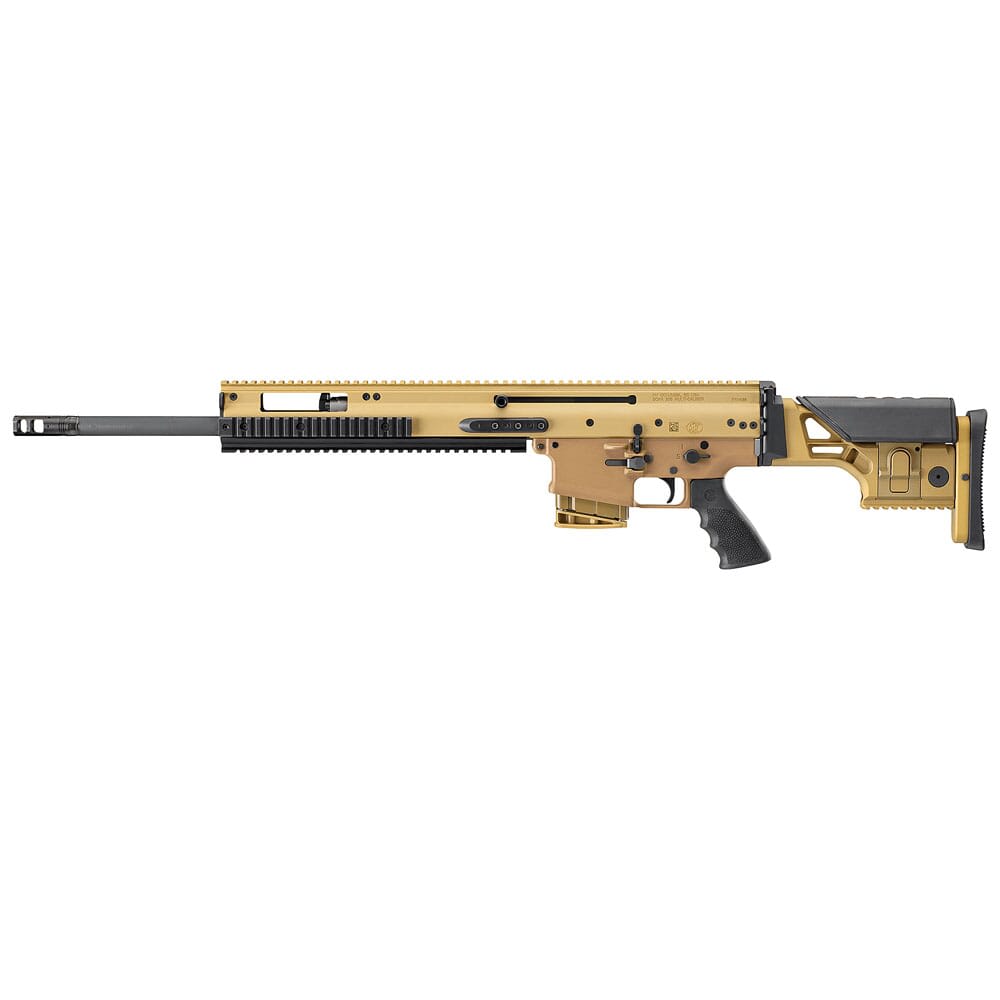 FN SCAR 20S 7.62x51mm Flat Dark Earth 20" 1:10" 10rd Semi Automatic Rifle 38-100545