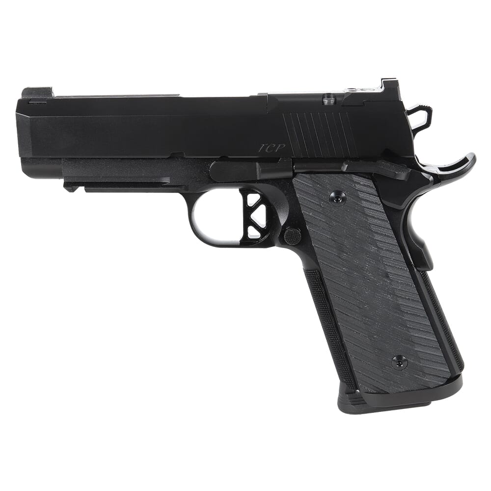 Dan Wesson TCP .45 ACP 4" Bull Bbl 8rd Optics-Ready Pistol w/Brass Bead Front Sight, Serrated Rear Sight, Rail, Magwell & G10 Grips 01798