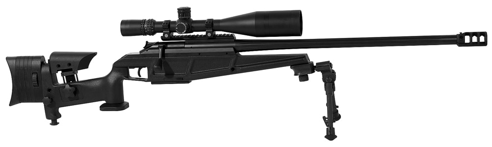 Blaser Tac 2 338 Lapua + NightForce NXS 5.5-22x50 Mildot Zero Stop Turrets. Used in great condition. UA1504