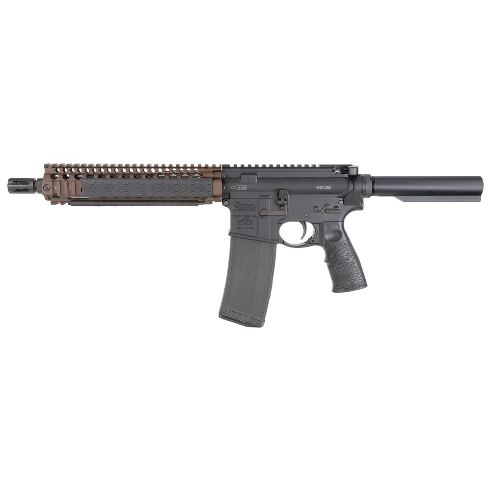 Daniel Defense MK18 Pistol Flat Dark Earth 5.56mm NATO 10.3" 1:7 Bbl 02-088-06030