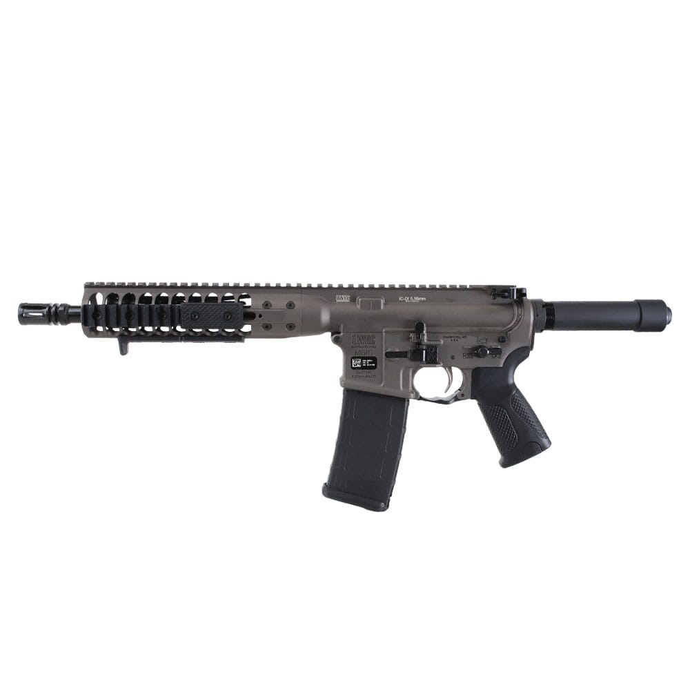 LWRC ICDI Direct Impingement 5.56mm NATO 10.5" 1:7" 1/2x28 Bbl Tungsten Grey Pistol ICDIP5TG10