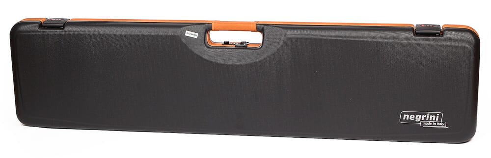 Negrini Scoped Bolt Acmon Rifle Case Black/Cognac Brown Interior 1619LX/5287