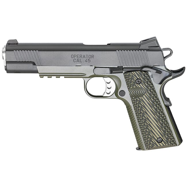 Springfield 1911-A1 5" .45 OPERATOR MC OD/BLACK G10 PX9110ML18