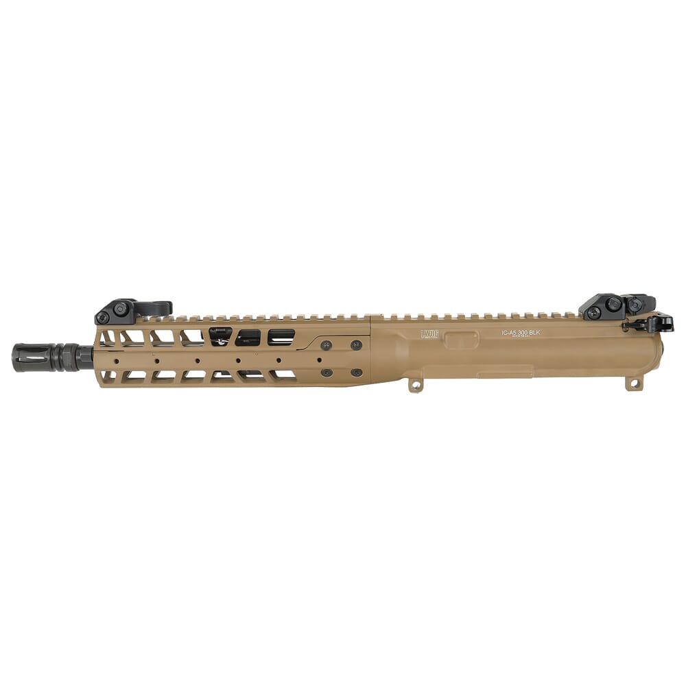 LWRC IC-A5 .300 Blackout 10.5" 1:7" 1/2x28 FDE Complete Upper Receiver ICA5U3CK10