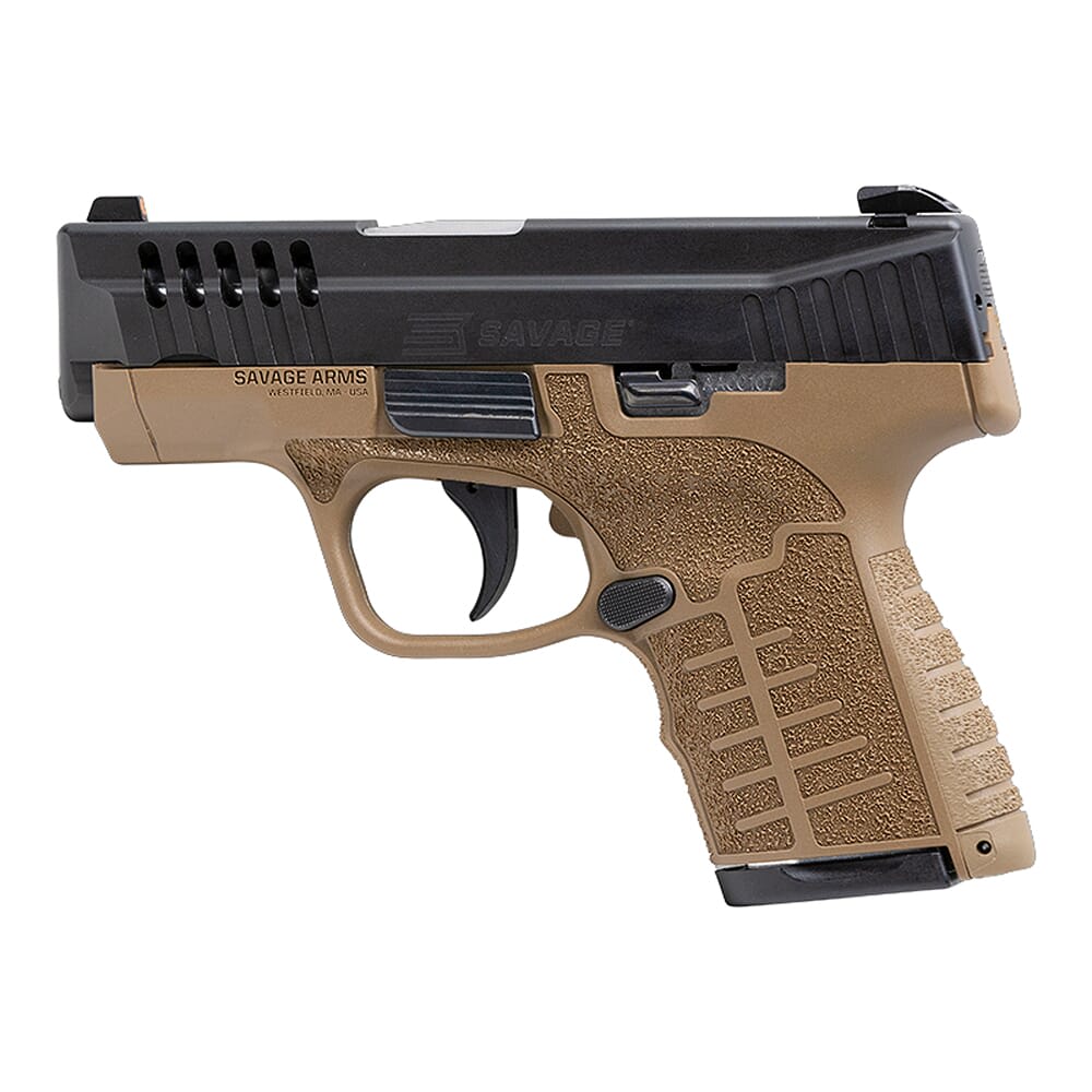 Savage Arms Stance MC9 9mm 3.2" 1:10" Bbl FDE Semi-Auto Pistol w/(1) 7rd & (1) 8rd Mags 67005