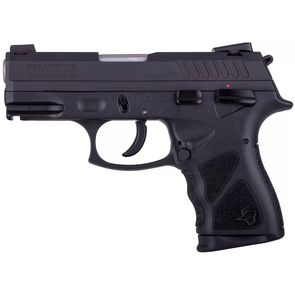Taurus TH9 9mm Compact Bk/Bk 3.54" Pistol w/(1)17rd & (1)13rd Mag 1-TH9C031