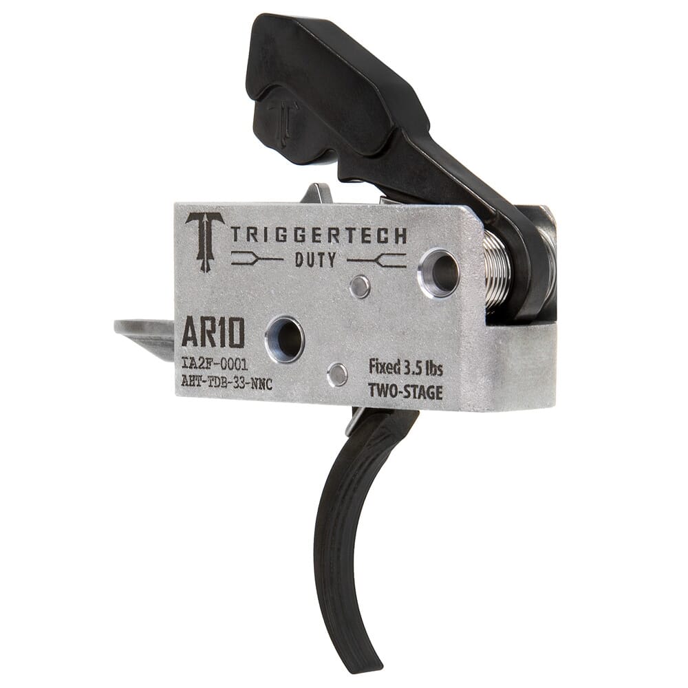 TriggerTech AR10 Two Stage Duty Black/Die-Cast 3.5lb Trigger AHT-TDB-33-NNC