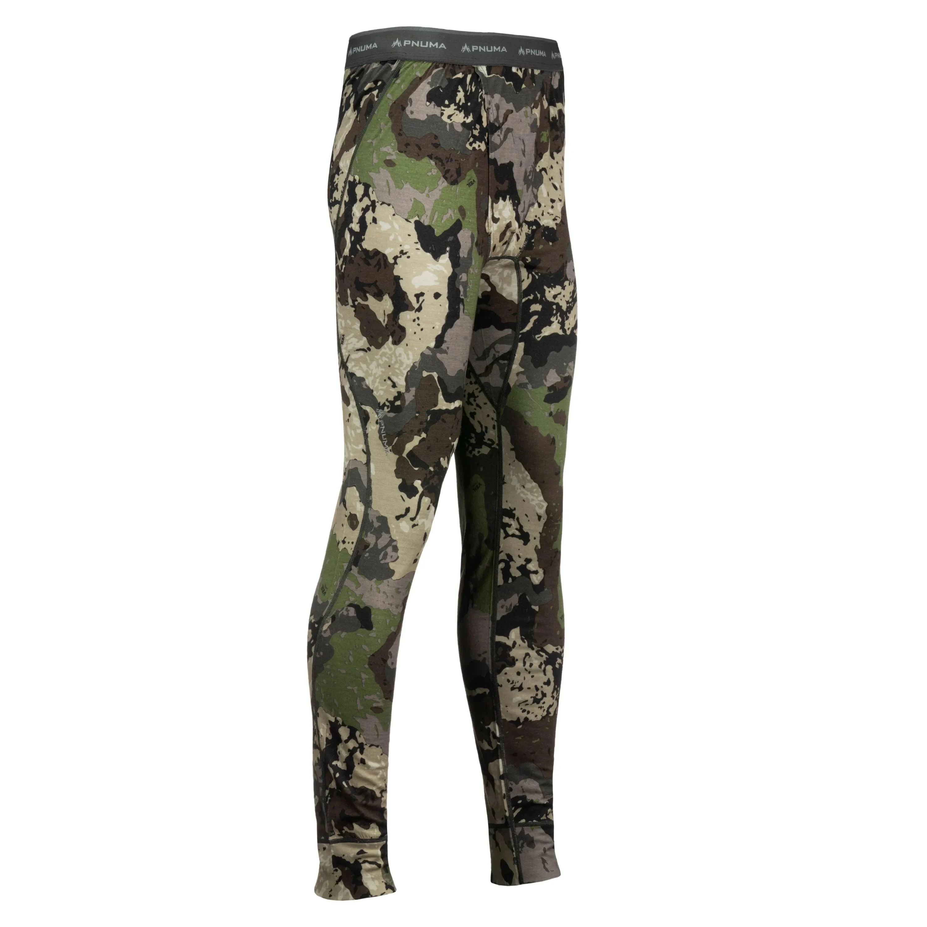 Pnuma Outdoors Merino Wool Base Layer Pant, Caza Camo 3XL P405CXXX
