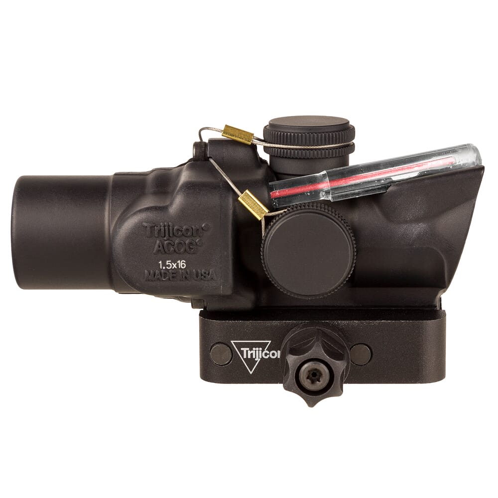 Trijicon ACOG 1.5x16S Low Height Dual Illum Red Ring /2 MOA Center Dot Riflescope w/Q-LOC Mount TA44-C-400331