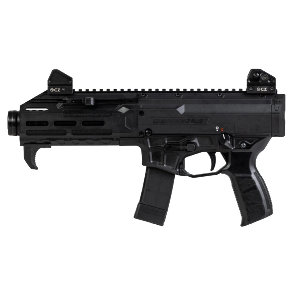 CZ-USA Scorpion 3 Plus 9mm 7.8" 1/2x28 Bbl Pistol w/(5) 20rd Mags & Rear QD Sling Mount 91431