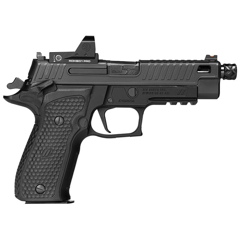 Sig Sauer P226 ZEV 9mm 4.9" SAO Pistol w/ ROMERO1Pro & (3) 15rd Mags E26R-9-ZEV-SAO-TB-RXP