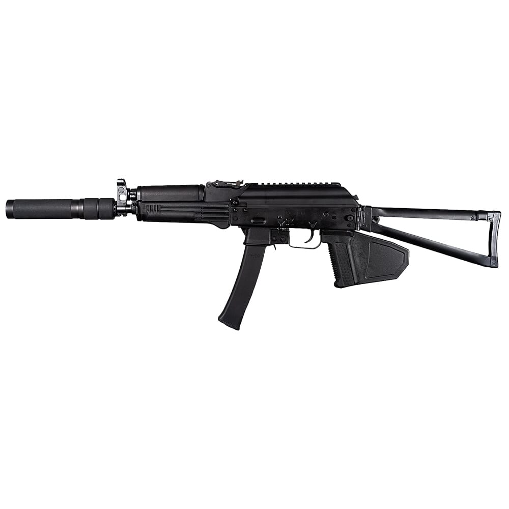 Kalashnikov USA KALI 9 9mm 16.33" Bbl Fixed CA Compliant Rifle w/Fin, Faux Suppressor Barrel Shroud & (1) 10rd Mag KALI-9