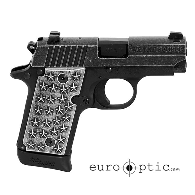 Sig Sauer P238 We The People 380 Auto 2.7" Black Micro-Compact Pistol 238-380-WTP