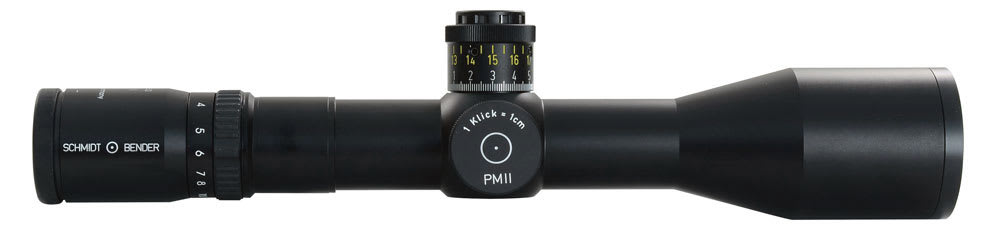 Schmidt Bender PMII 3-12x50 DT P3 Mildot CW Scope