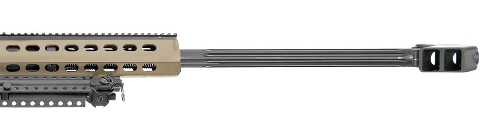 Barrett 82A1 50 BMG FDE 29" Leupold Mark 4 M1, BORS, Rings 14025