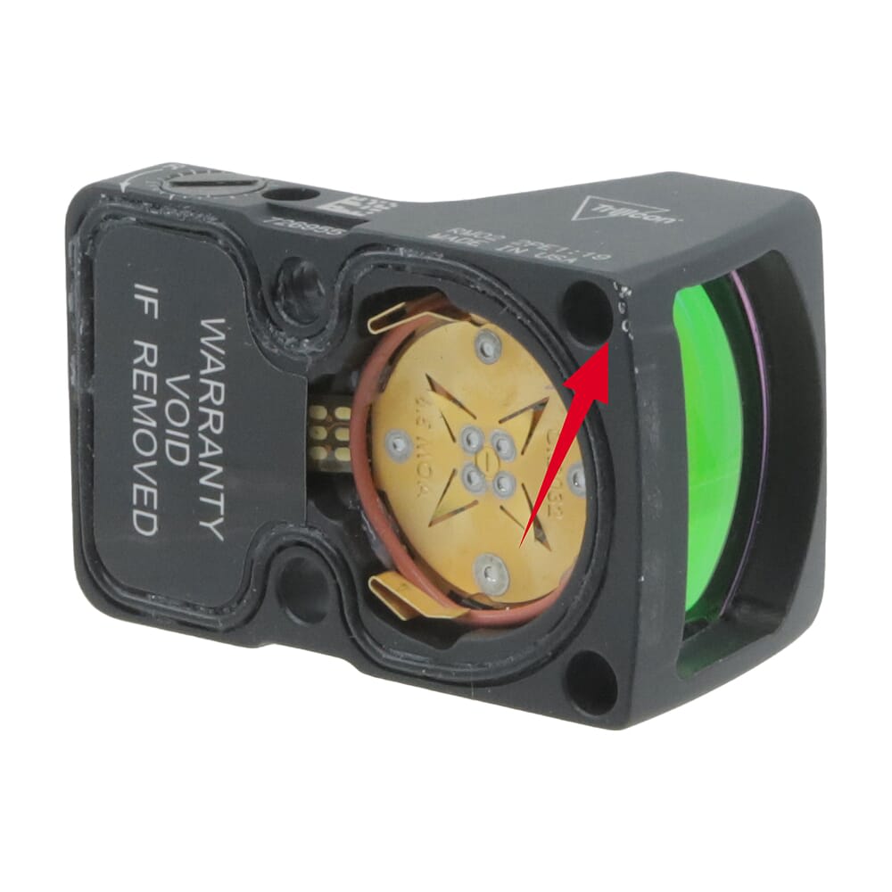 Trijicon USED RMR Type 2 Red 6.5 MOA Dot Sight RM02-C-700607 - Light Mount Marks UA2976 UA2976