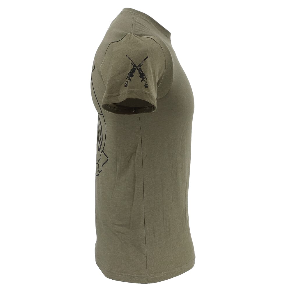 EuroOptic Target Military Green Tee XL TEE-MILGRN-TARGET-XL